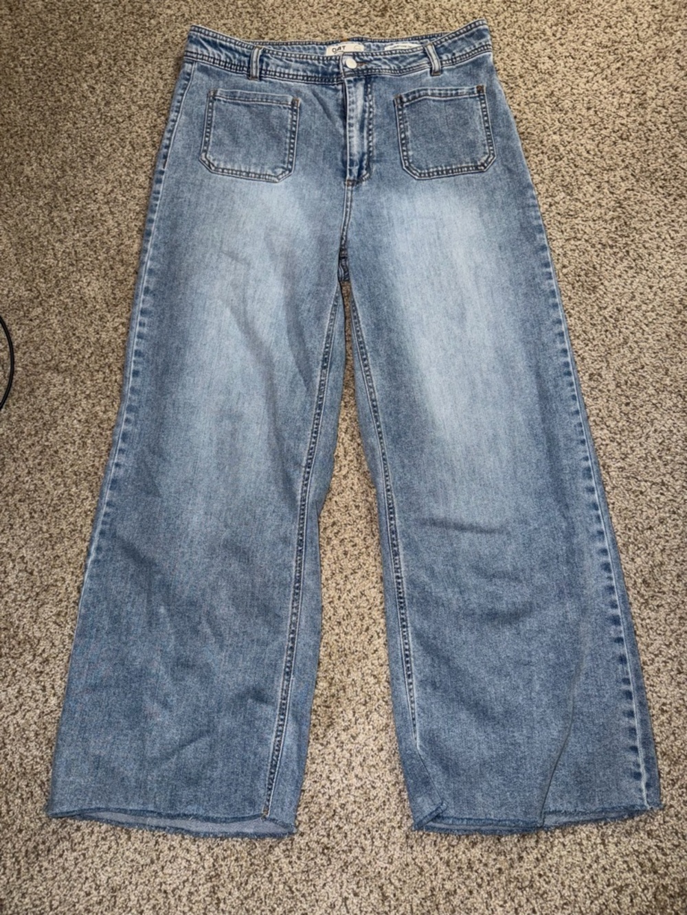 Oat New York Light Blue Cloud Luxe Denim Jeans